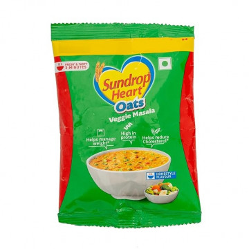 Sundrop Hearts Oats Veggie Masala 38Gm